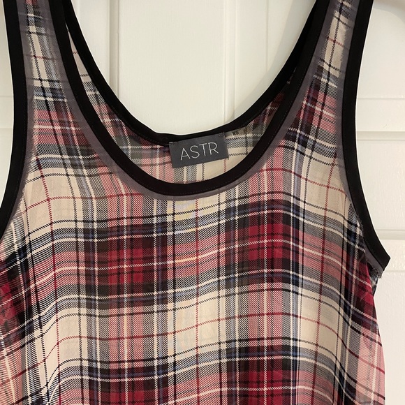 Sheer Tartan Tank - Picture 2 of 5